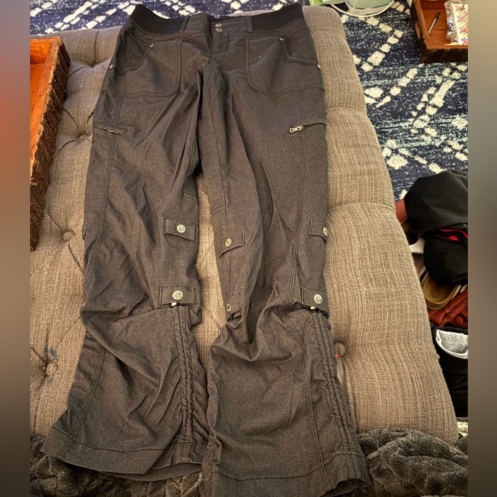 Athleta Dark Gray Track Pants